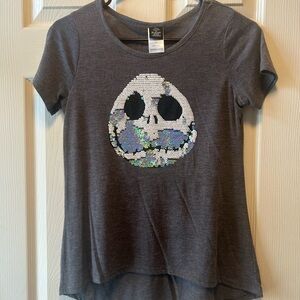✨Disney Gray Sequin Character Kids T-Shirt